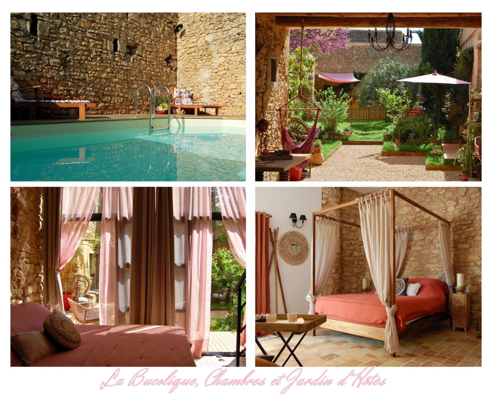 La Bucolique, Chambres Et Jardin D'Hotes Sabran Zewnętrze zdjęcie